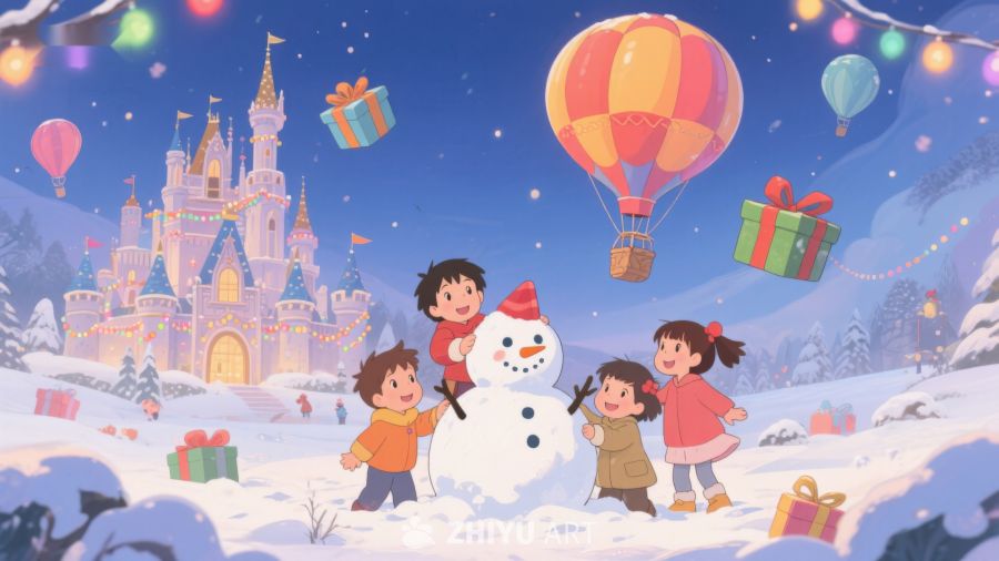 冬日童话：雪地里的欢乐时光 18