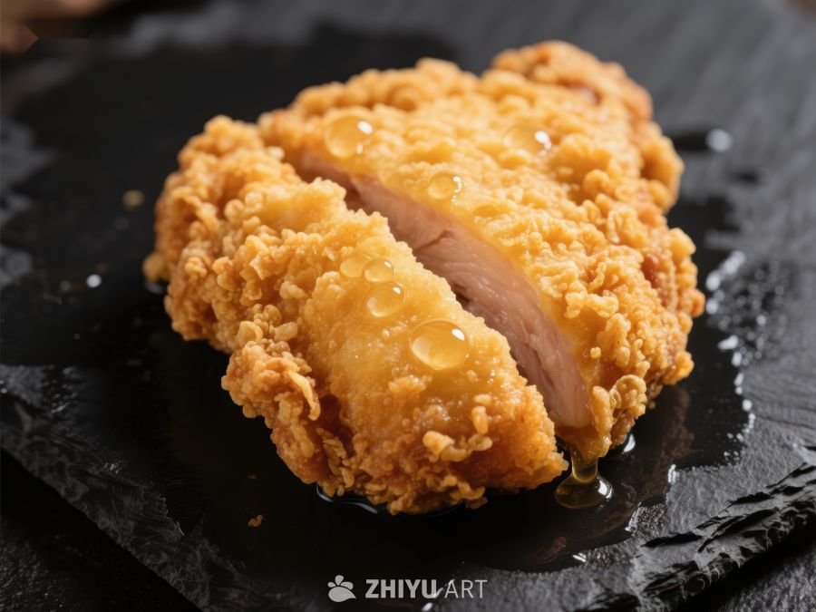 金黄酥脆的炸鸡排 485