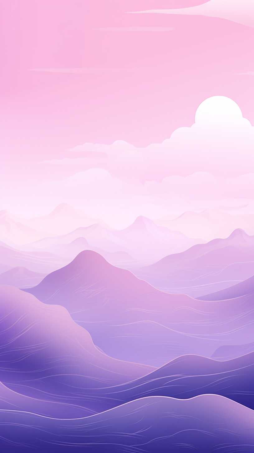 紫色唯美背景图