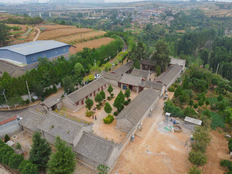 航拍山西晋城古建风光 39