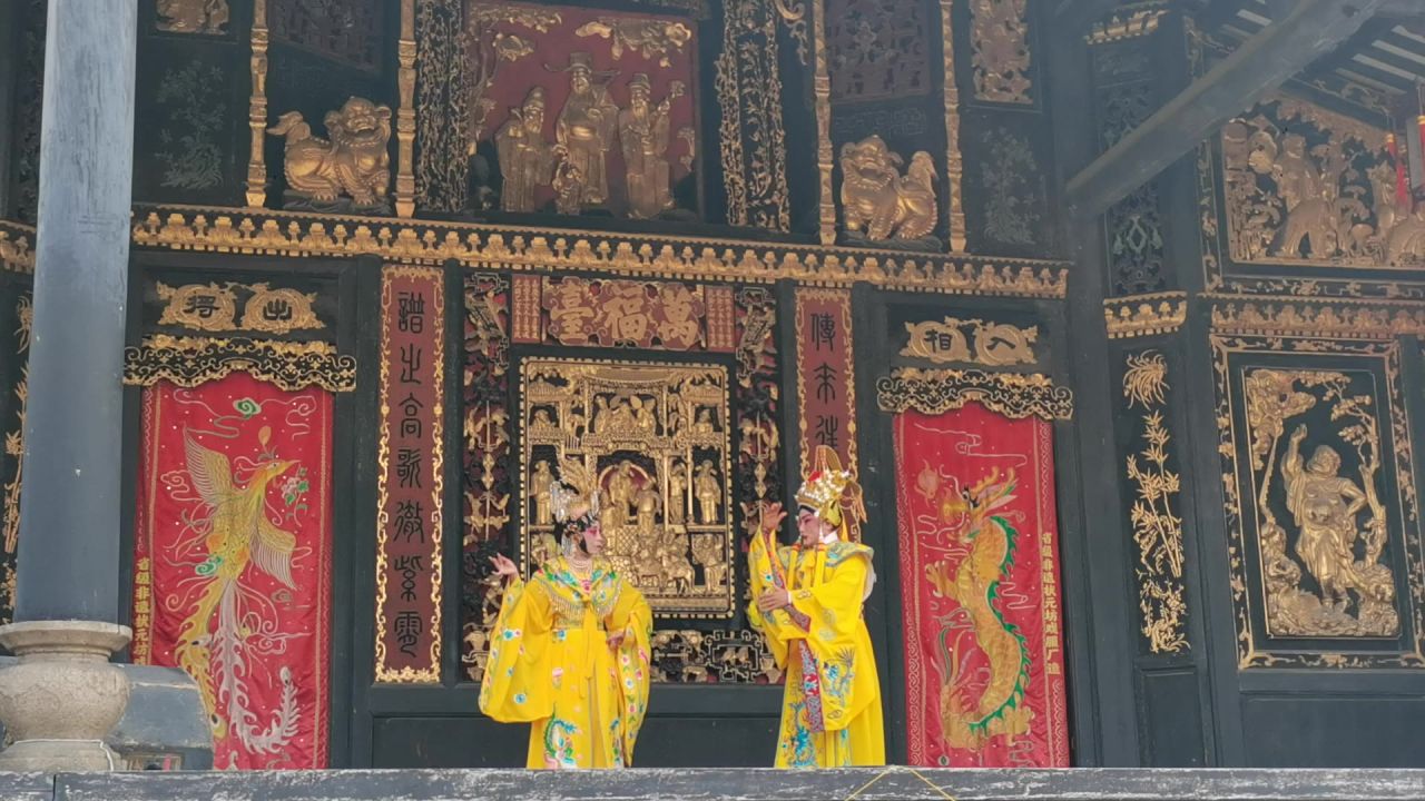佛山祖庙粤剧表演戏曲表演