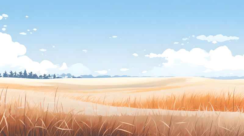 冬季唯美创意背景插画图 85