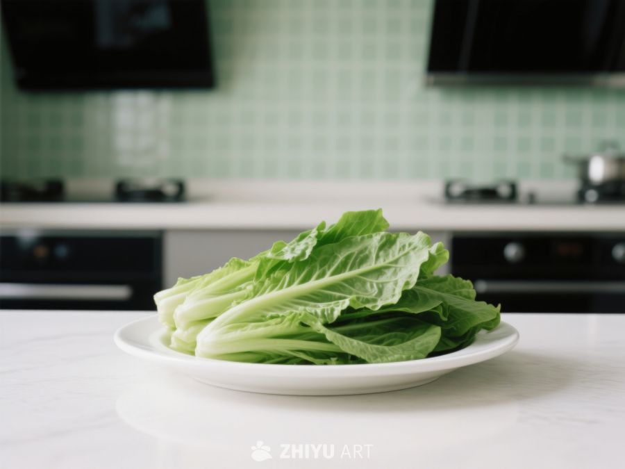 厨房台面上的生菜 111