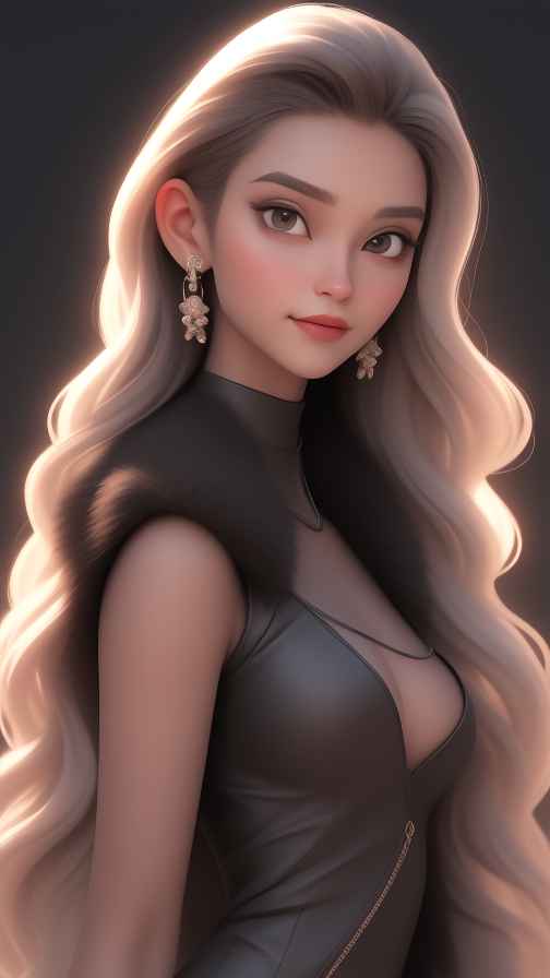 立体感女孩头像