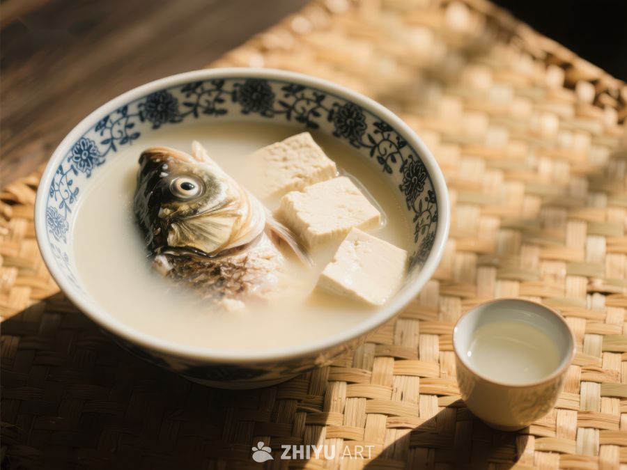 鱼头豆腐汤，传统美食的温暖呈现 1120