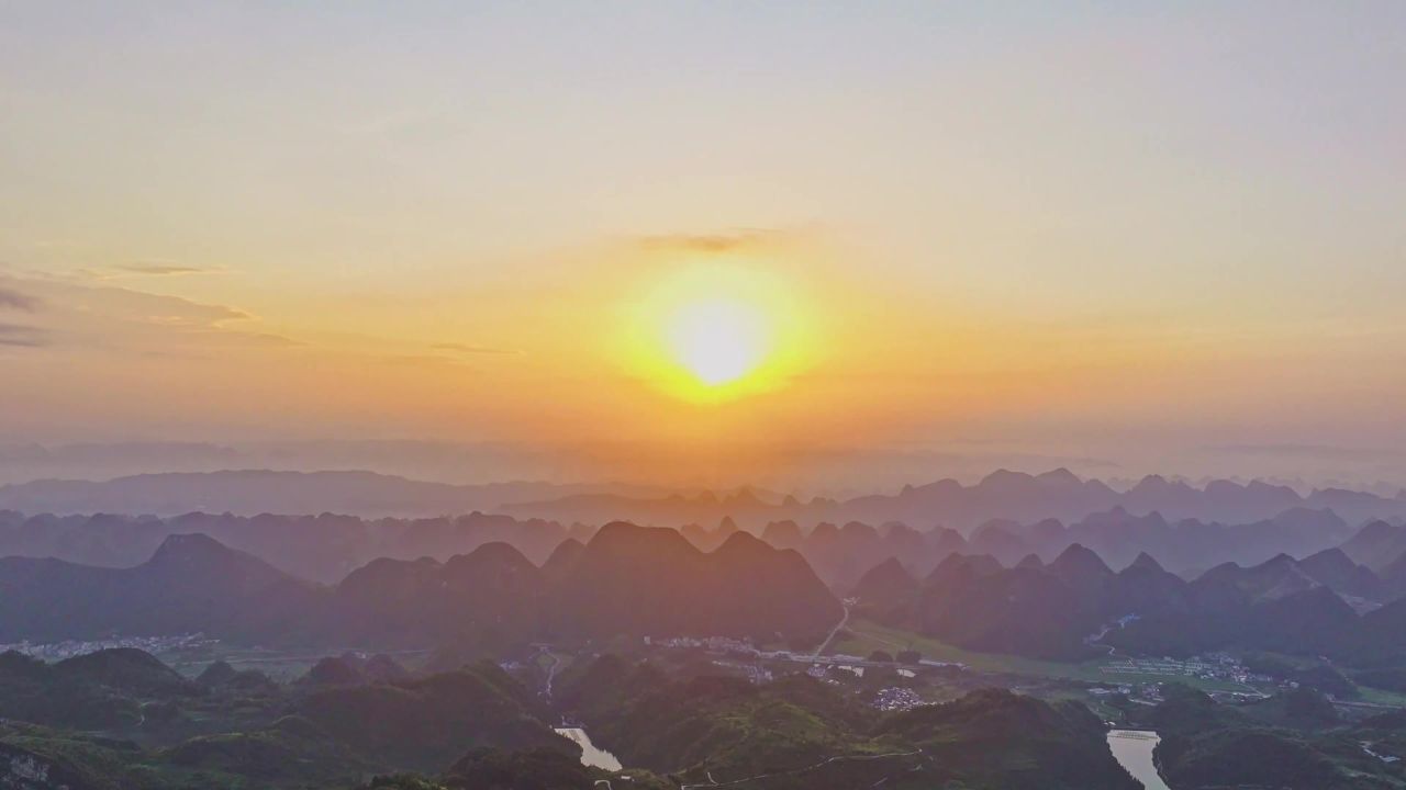 【大合集】贵州万峰林田园秋收峰林乡村旅游