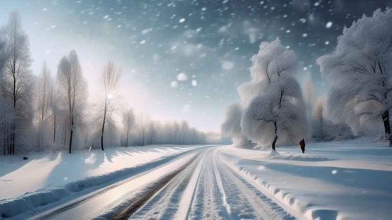 美丽冬季雪景 80