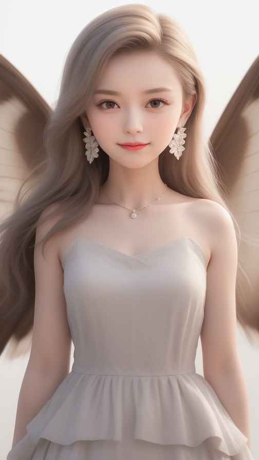 酷酷的白色衣服人像