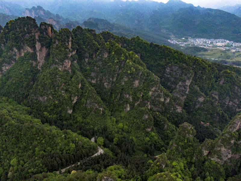 湖南张家界山川地貌