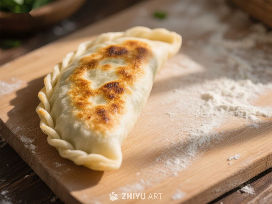 金黄酥脆的馅饼 482