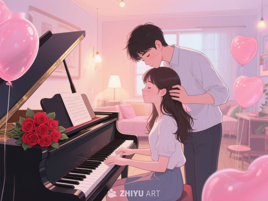 钢琴旁的温馨时刻 198