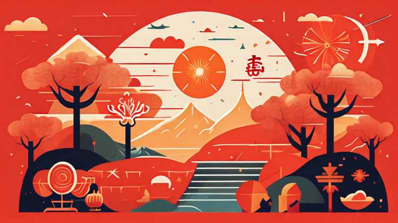 春节拜岁简约插画 16