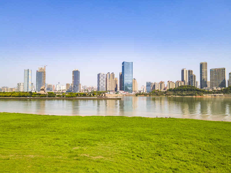 湖南长沙湘江橘子洲