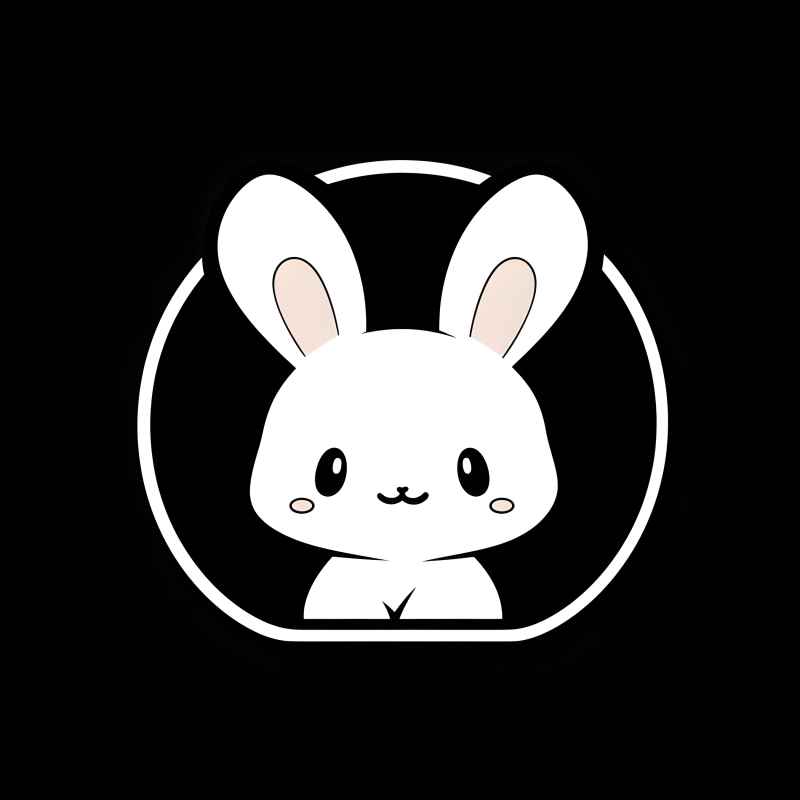 兔子贴纸素材 18