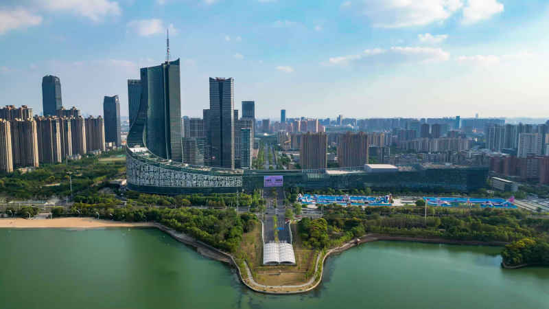 安徽合肥城市风光航拍图 14