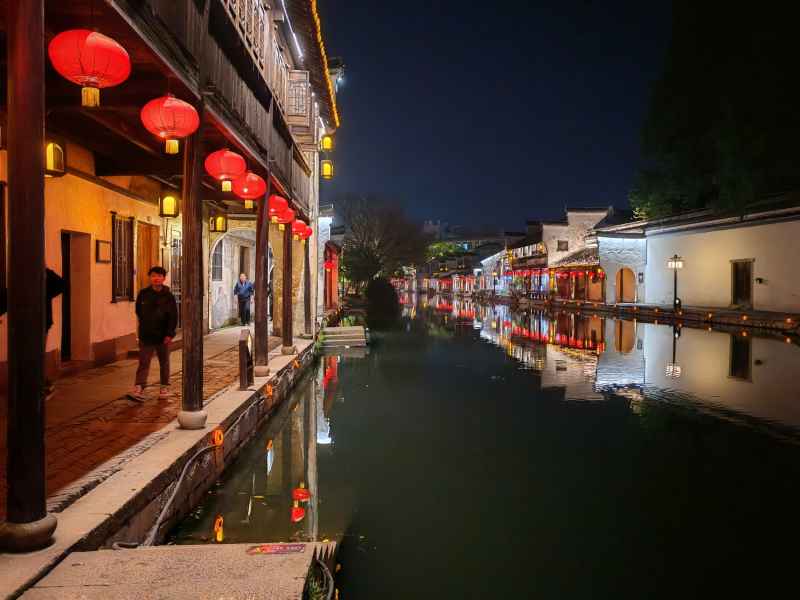 古镇夜色 水乡人家 13