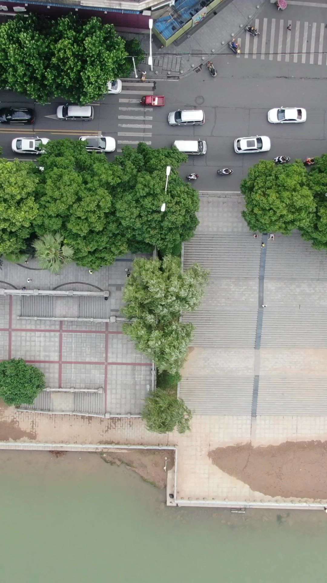  福建福州城市风光竖屏航拍