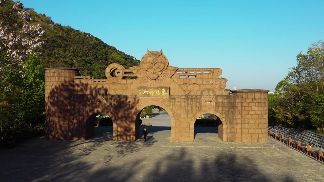 4K江苏5A花果山景区航拍