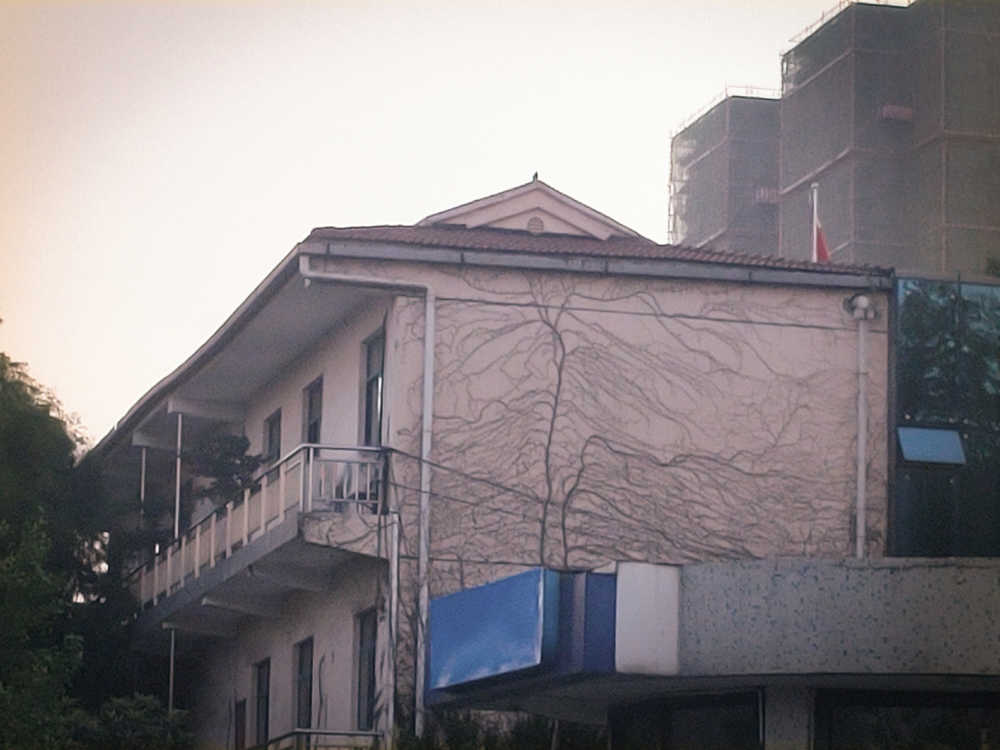 黄昏下的建筑