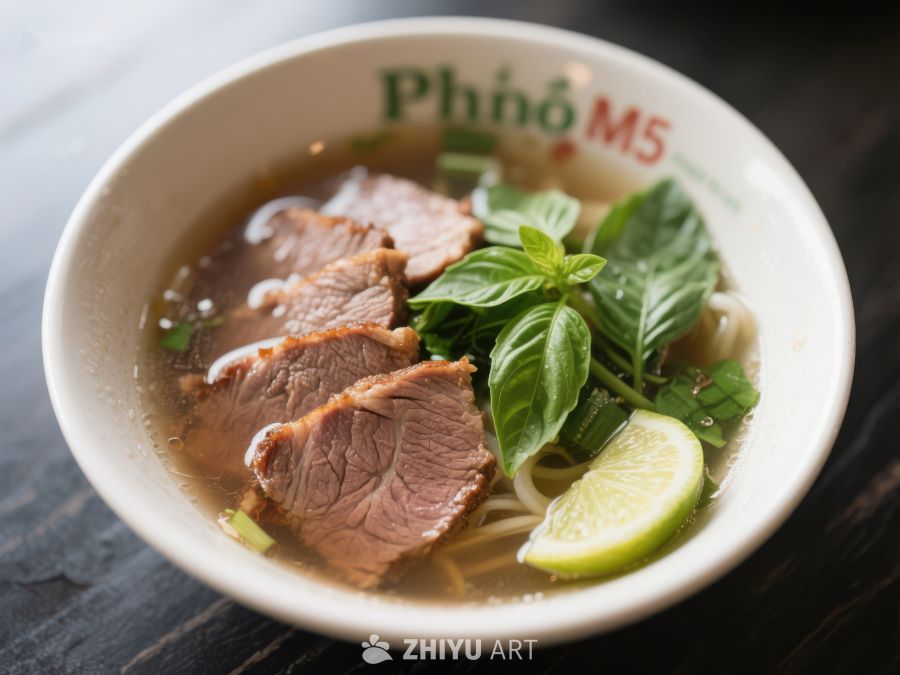 热腾腾的牛肉汤面 519