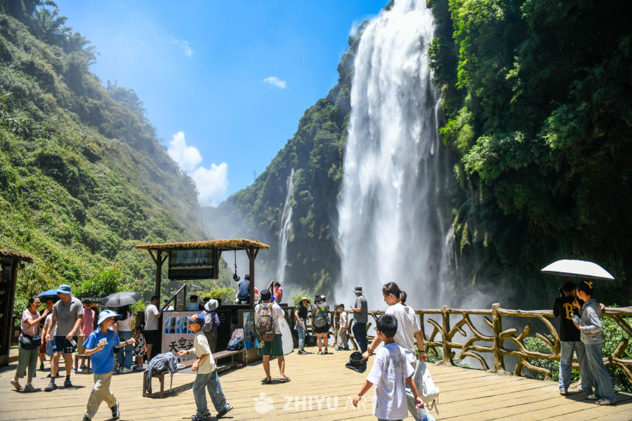 马岭河峡谷瀑布 7