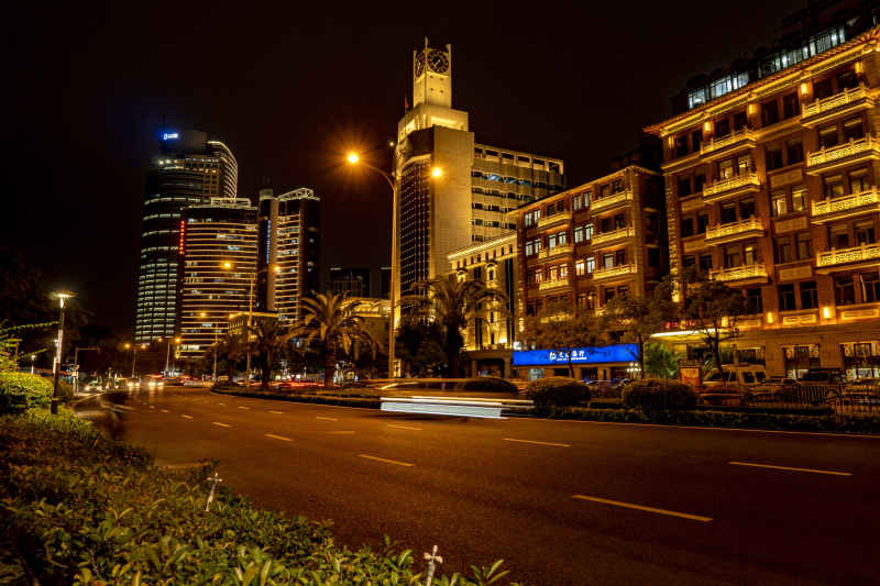 福建厦门城市夜景