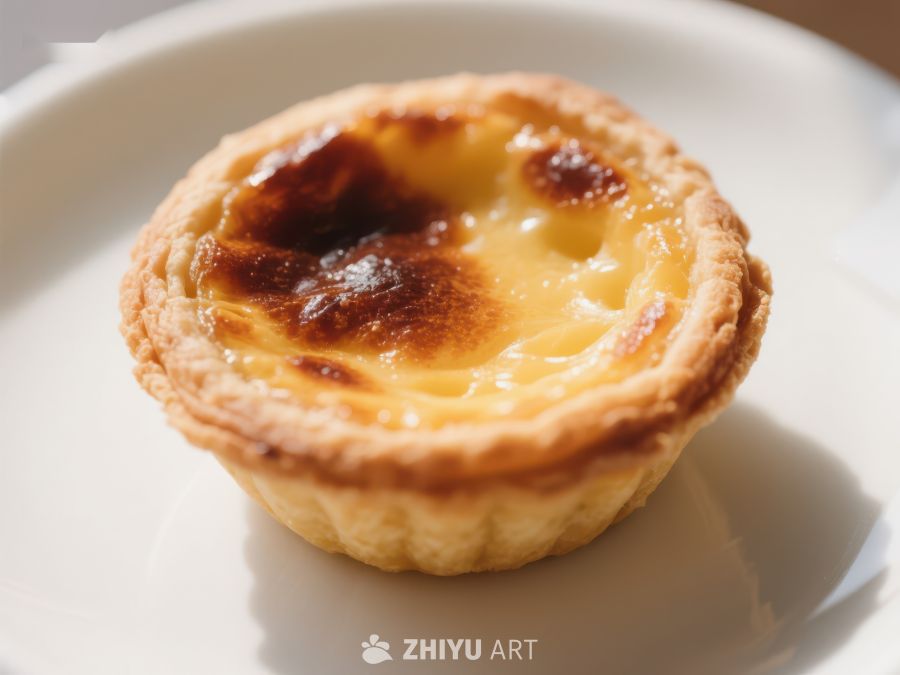 金黄蛋挞特写 448