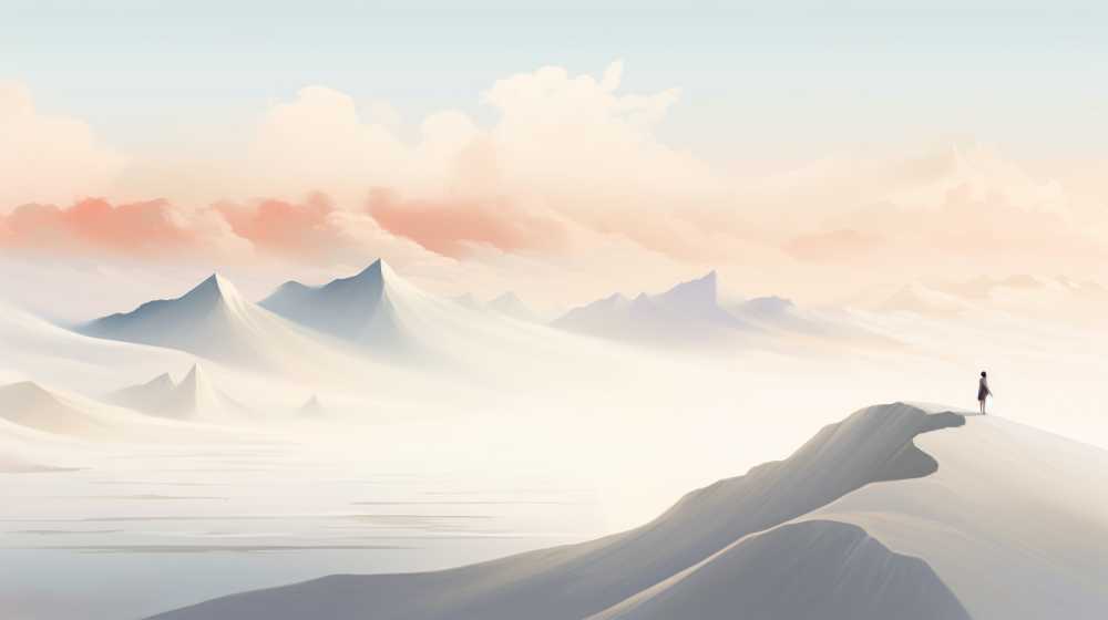 浅色背景艺术创意图