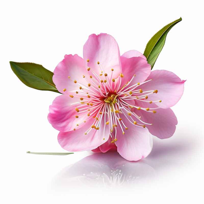 春季桃花元素插画 20