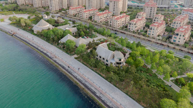 威海海上公园航拍 3