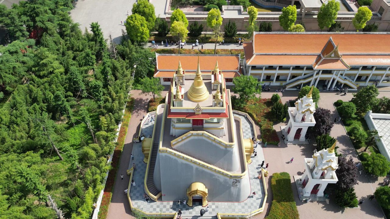航拍洛阳白马寺