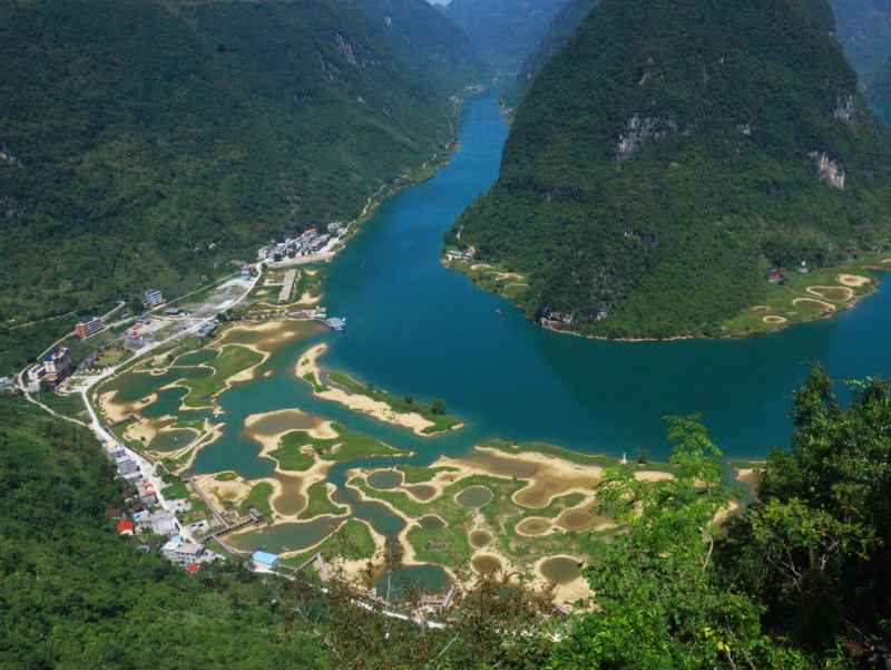 东兰红水河第一湾景象 2