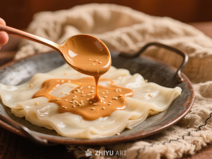 热腾腾的面食淋上浓郁酱汁 1321