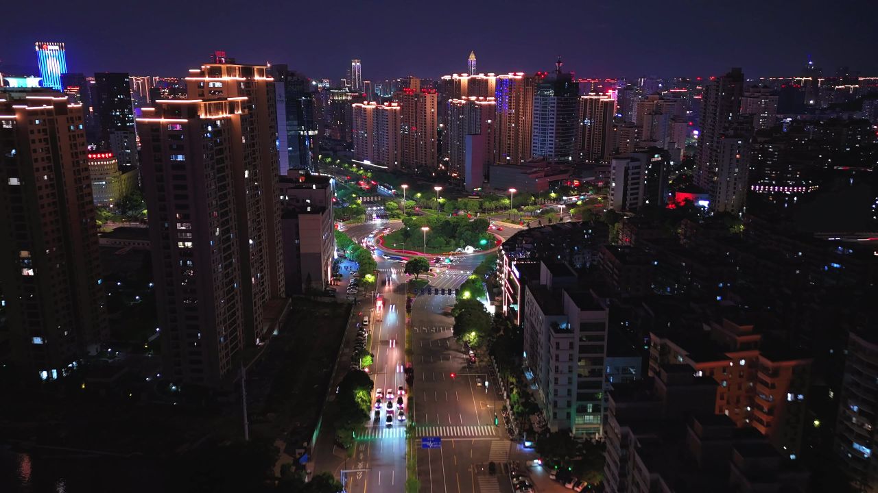 温州新城汤家桥延时航拍