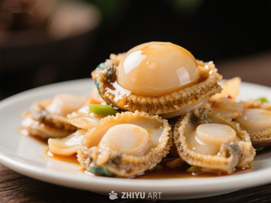 鲜美鲍鱼料理，诱人光泽 1515