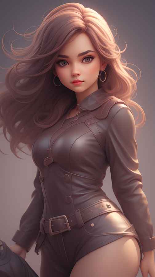 美少女皮衣系列