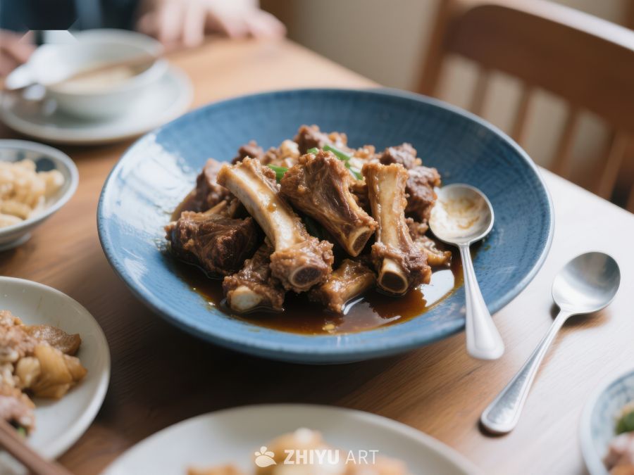 美味红烧排骨，家庭餐桌上的温馨一景 549