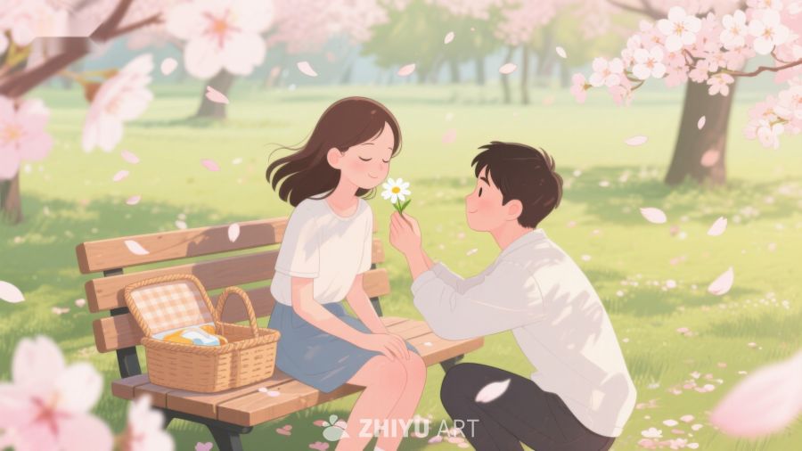 春日公园情侣温馨互动 106