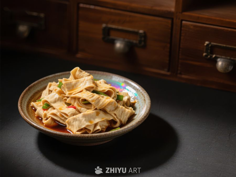 美味豆皮，传统中式小吃 993