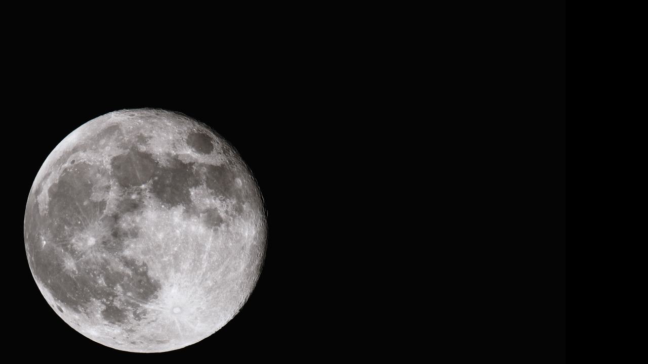 深夜玩天空月亮月球皎洁明月中秋满月 34