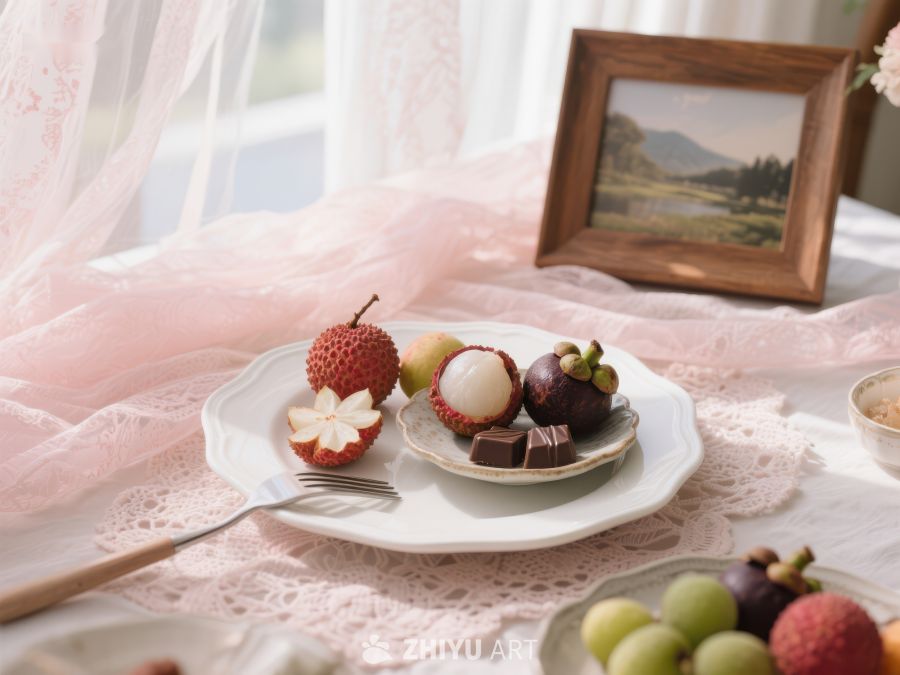 精致水果盘与温馨室内布置 361