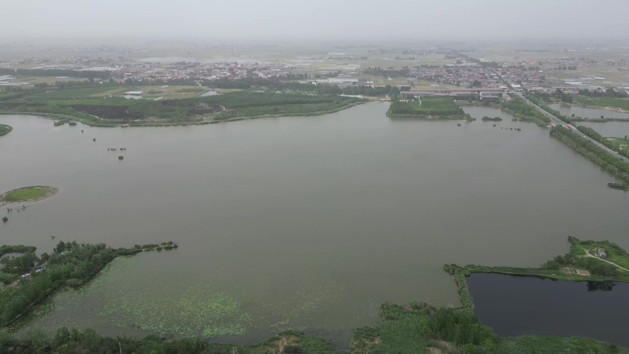 河北邯郸广府古城5A景区航拍