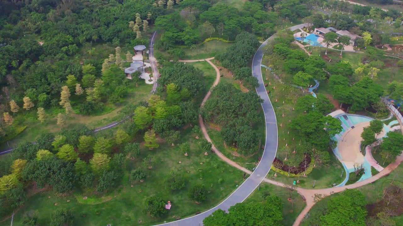 航拍厦门美峰生态公园 9