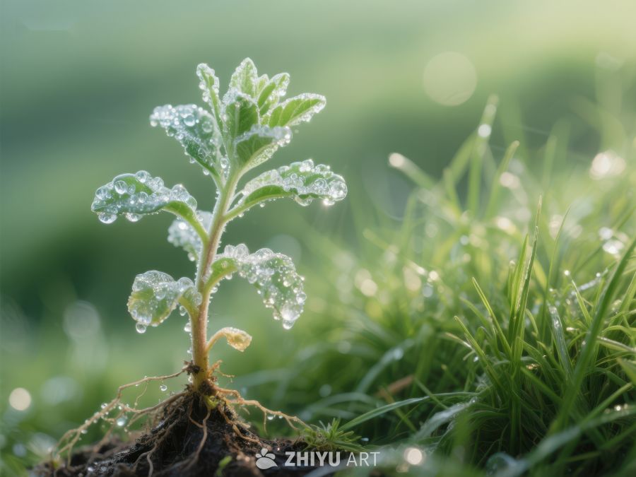 晨露中的嫩芽 43