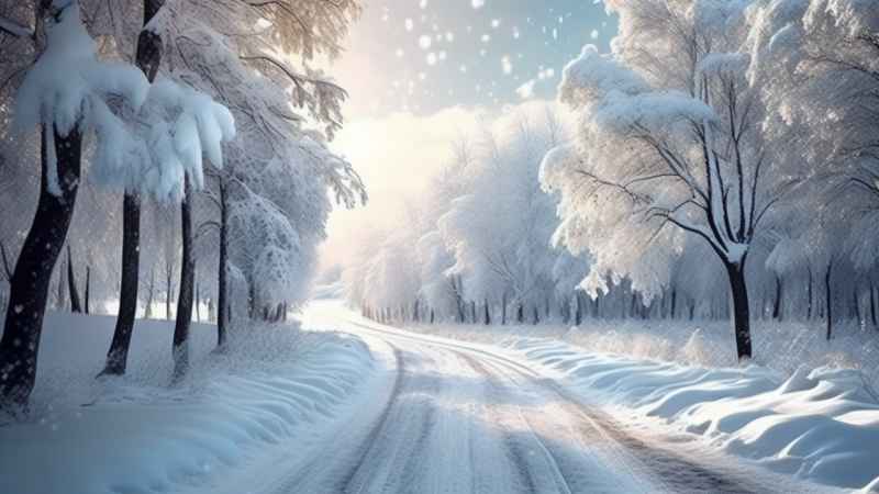 美丽冬季雪景 21