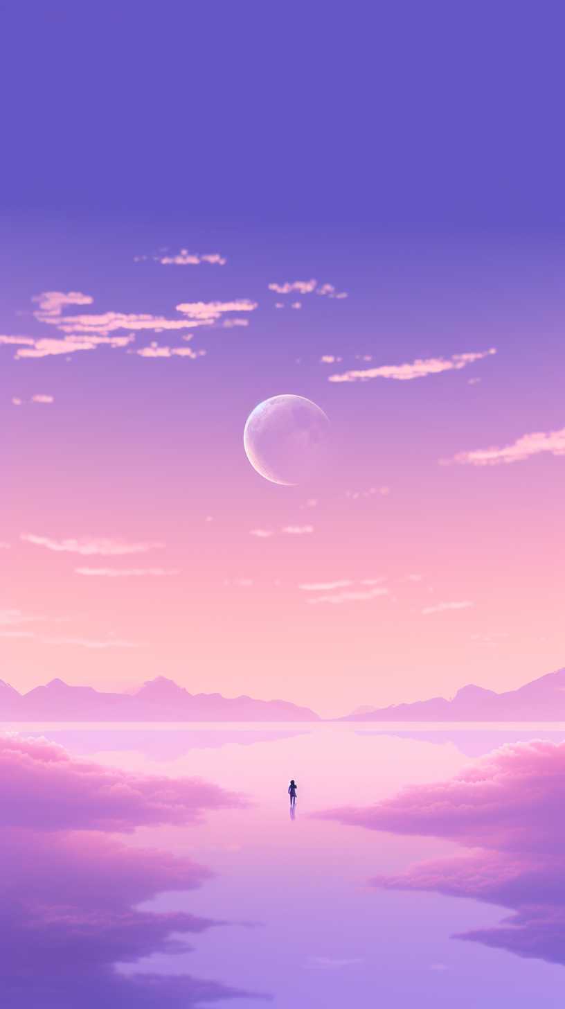 紫色唯美背景图
