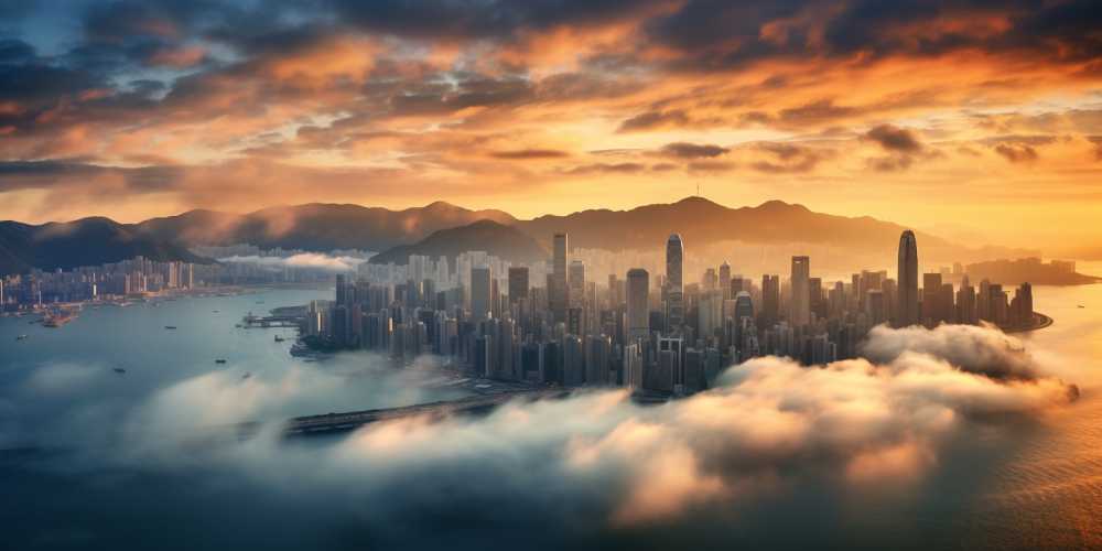 唯美山水画风景