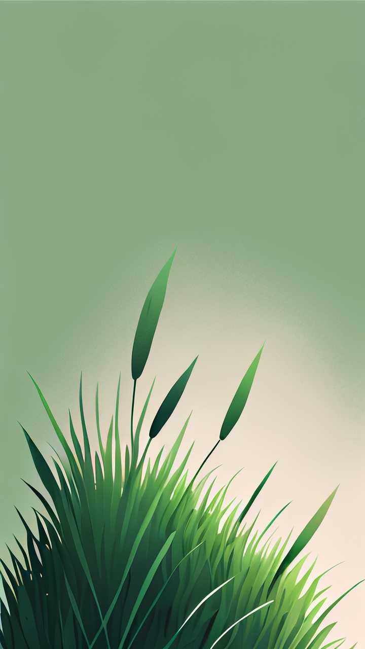 绿色小草清新