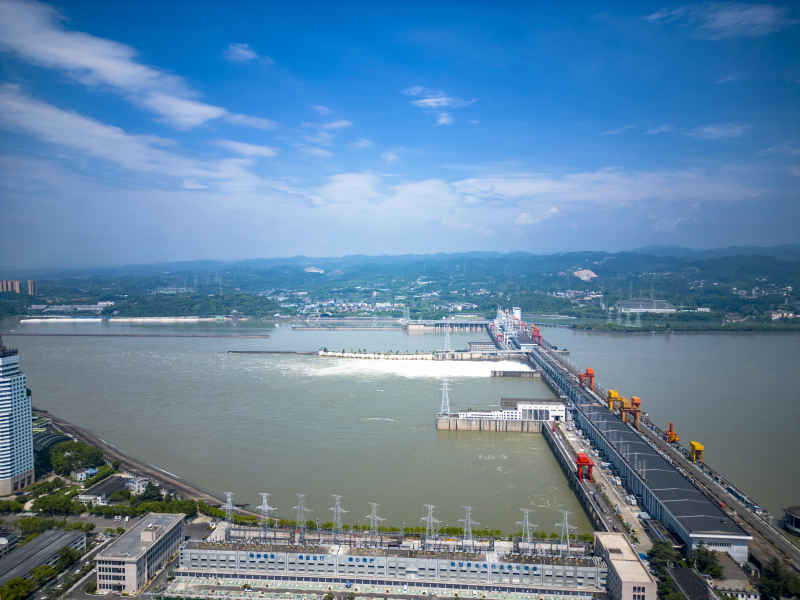 湖北宜昌长江三峡葛洲坝水水电站