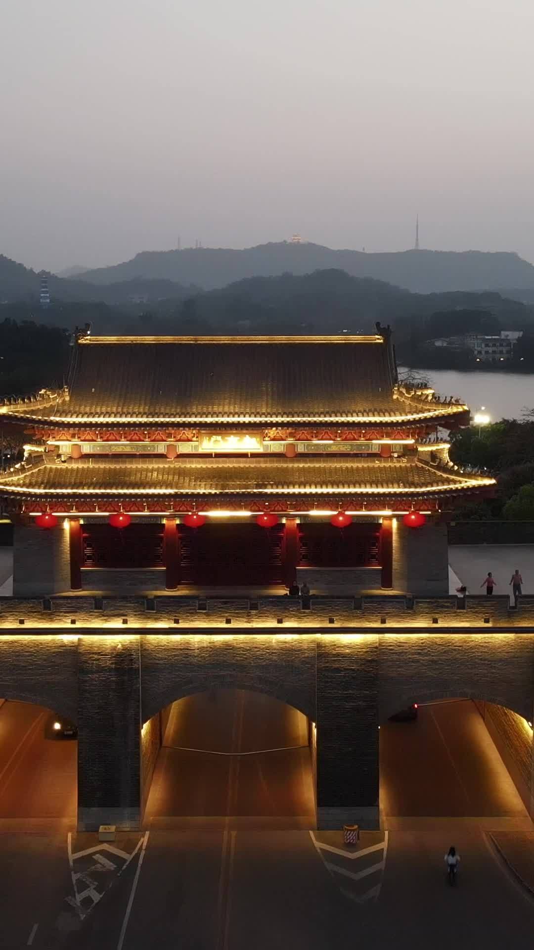 古桥夜色